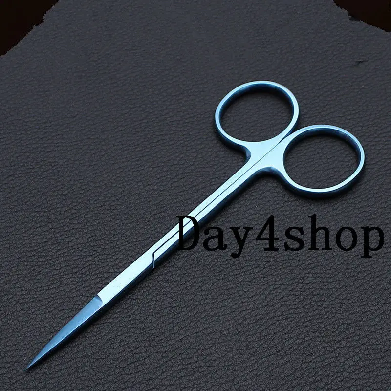 

BEST 1pc Titanium Iris Scissors Straight 108mm ophthalmic eye surgical instrument