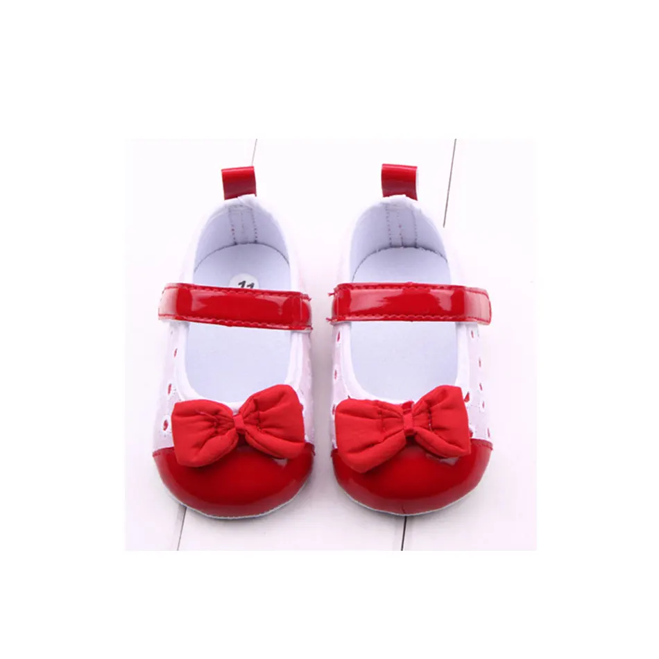 MSMAX фабричная детская обувь платье для девочек на мягкой плоской подошве розового/красного цвета с бантом-бабочкой обувь для младенцев праздничные туфли принцессы в стиле пэчворк