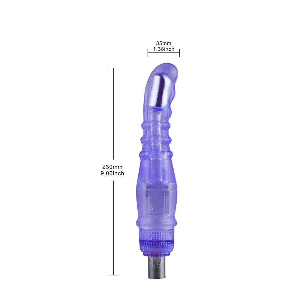  HISMITH New Vibrating Attachment for Automatic Sex Machine 23cm Length 3.5cm Width Vagina Stimulate