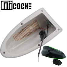1 unids de aletas de Tiburón Coche Antena de Radio para Ssangyong Korando Auto Antenas Antena de Aleta de tiburón Techo Plano Trasero de Reemplazo