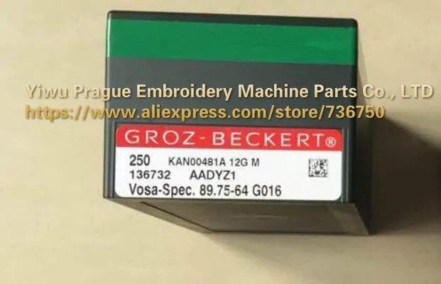 250 шт. оригинальные спицы для вязания Groz Beckert Vosa Spec. Магазин запасных частей игл 89 75