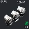 16mm 1NO Momentary Brass Nickel Plated Metal Doorbell Bell Horn Power Push Button Switch Screw Car Auto Engine PC Power Start ► Photo 1/6