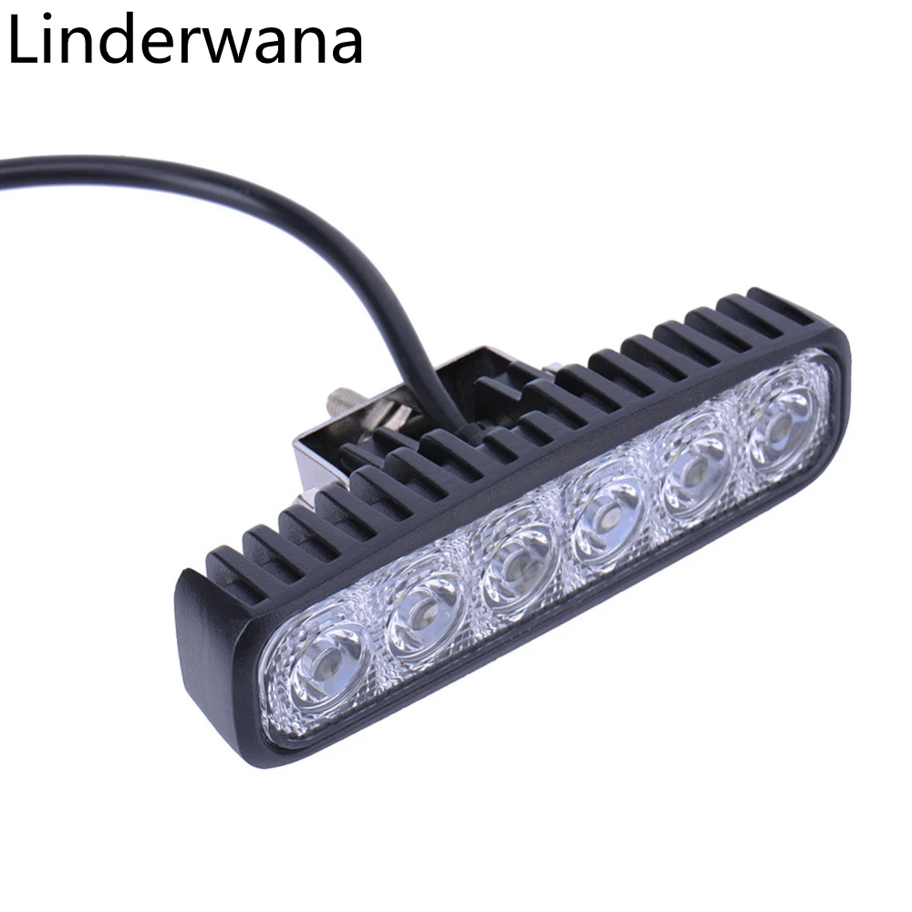 For Jeep commander 2006 2012 LED Work Light Bar 18W 12V Daytime Running