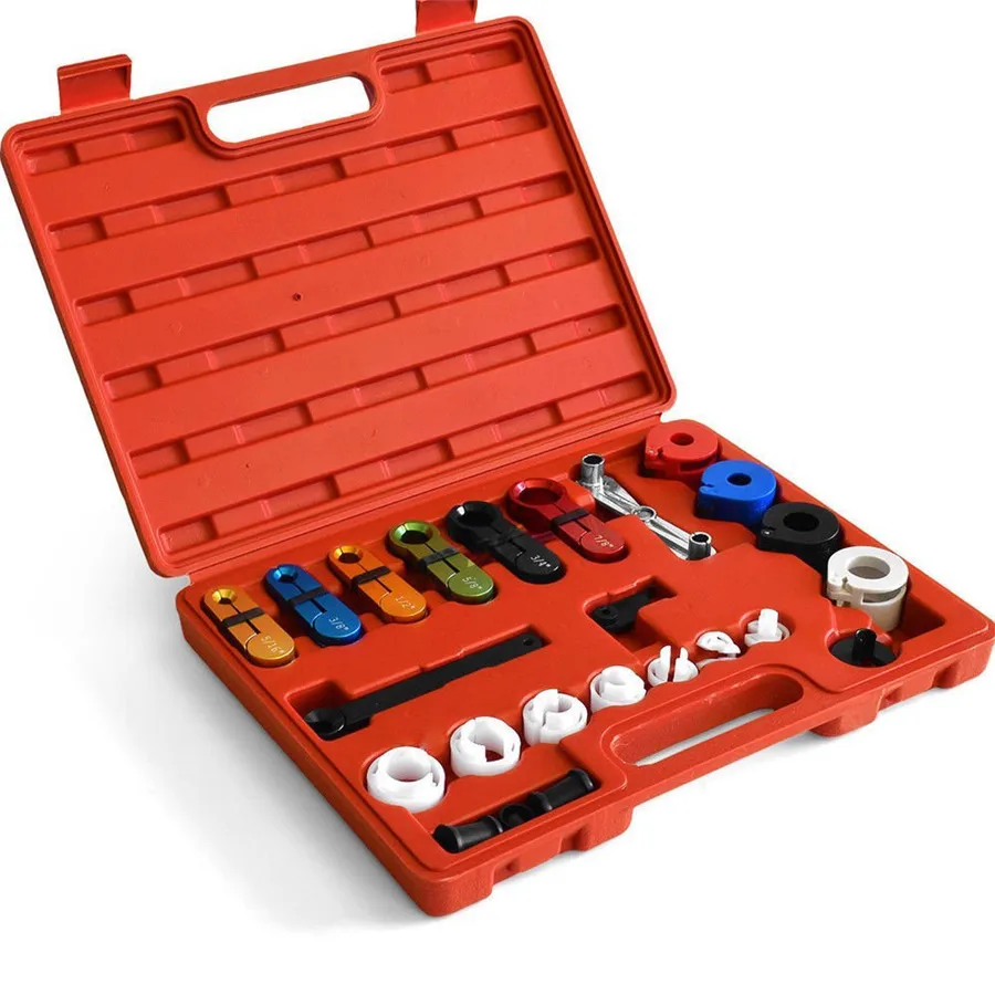 22pcs A/C and Fuel Line Disconnect Tool Set For Ford GM American&Japanese Car