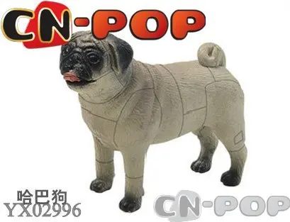 Pug Dog Cute Dogs Part I 4D 3D Animal Puzzle Model Kit DIY Toy 