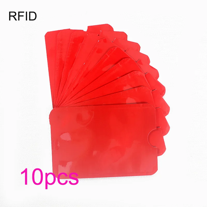 10 шт. Анти Rfid кошелек Блокировка ридер замок банк держатель для карт Id банковский чехол для карт Защита металлический кредитный держатель для карт Алюминий - Цвет: 13