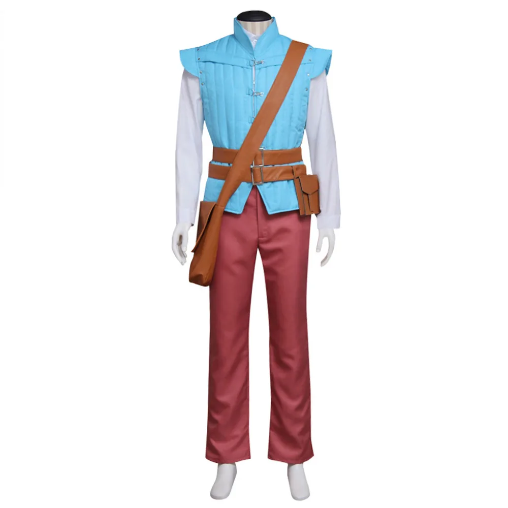 Prince Florian Blue Outfit Party Carnival Halloween Cosplay Costume