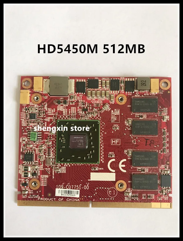 

HD 5450M HD5450M VGA video Graphic card 109-C07751-00 215-0767003 for laptop HP Elite 8200/8300 608544-001 620007-001