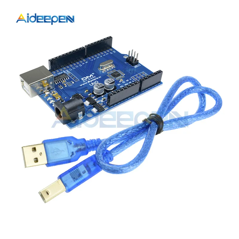 Разработанная плата UNO R3 Φ CH340 CH340G Micro/Mini/Type B USB с кабелем для Arduino R3|Детали и
