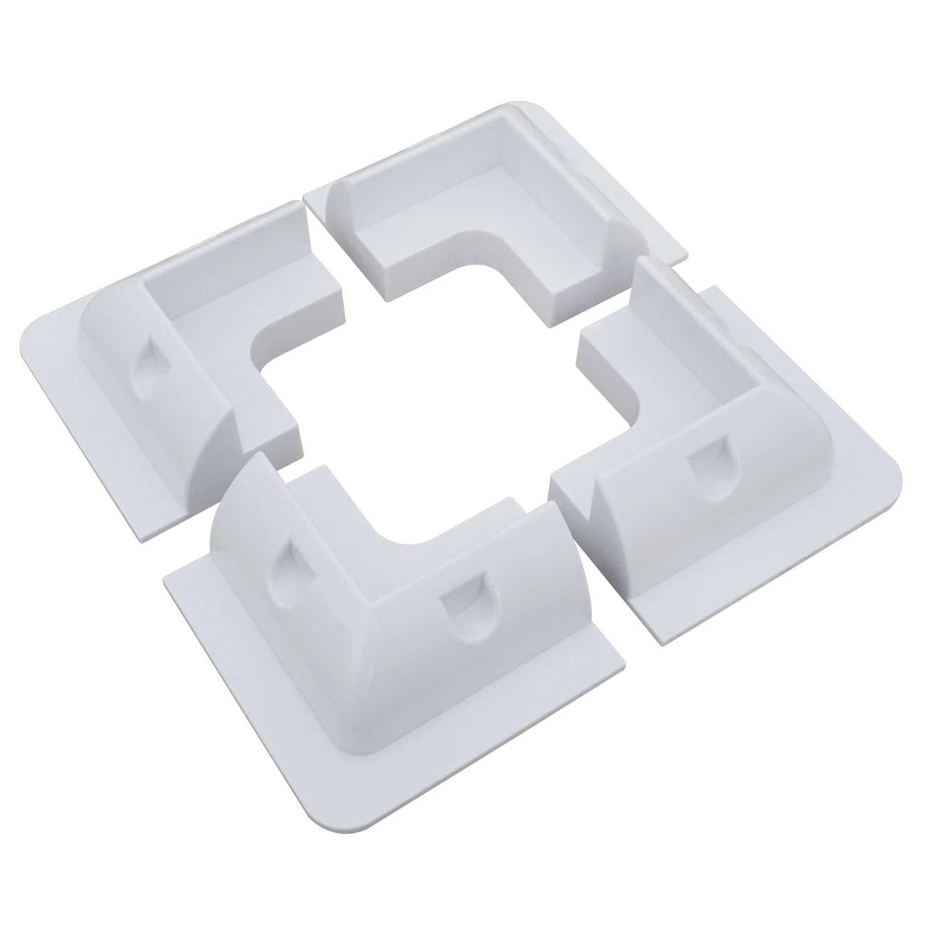 

4pcs Plastics Solar Panel Mounting Bracket Corner Set Adhesive Bond Motorhomes RV