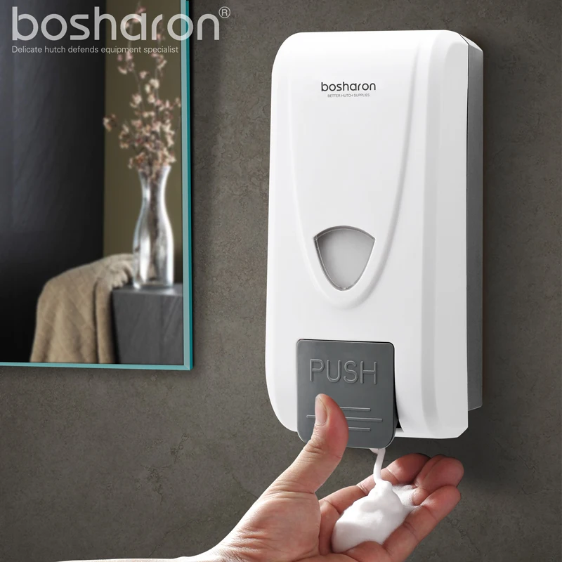 Billig 1000 ml Schaum Seife Dispenser Wand Halterung Hand Sanitizer Spender ABS Kunststoff Große Kapazität Waschraum Wc Bad Zubehör