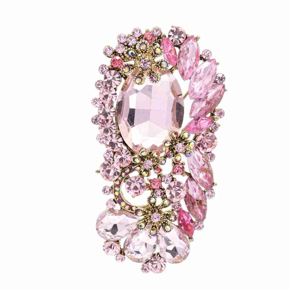 Брошь в виде цветка украшение 6300|flower brooch pin|crystal flower broochflower |