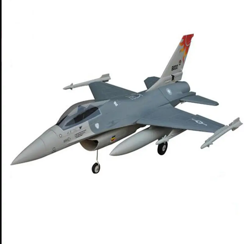 HSD Grey Jet 90MM F16 EDF EPO RC Airplane KIT Model W/O ...