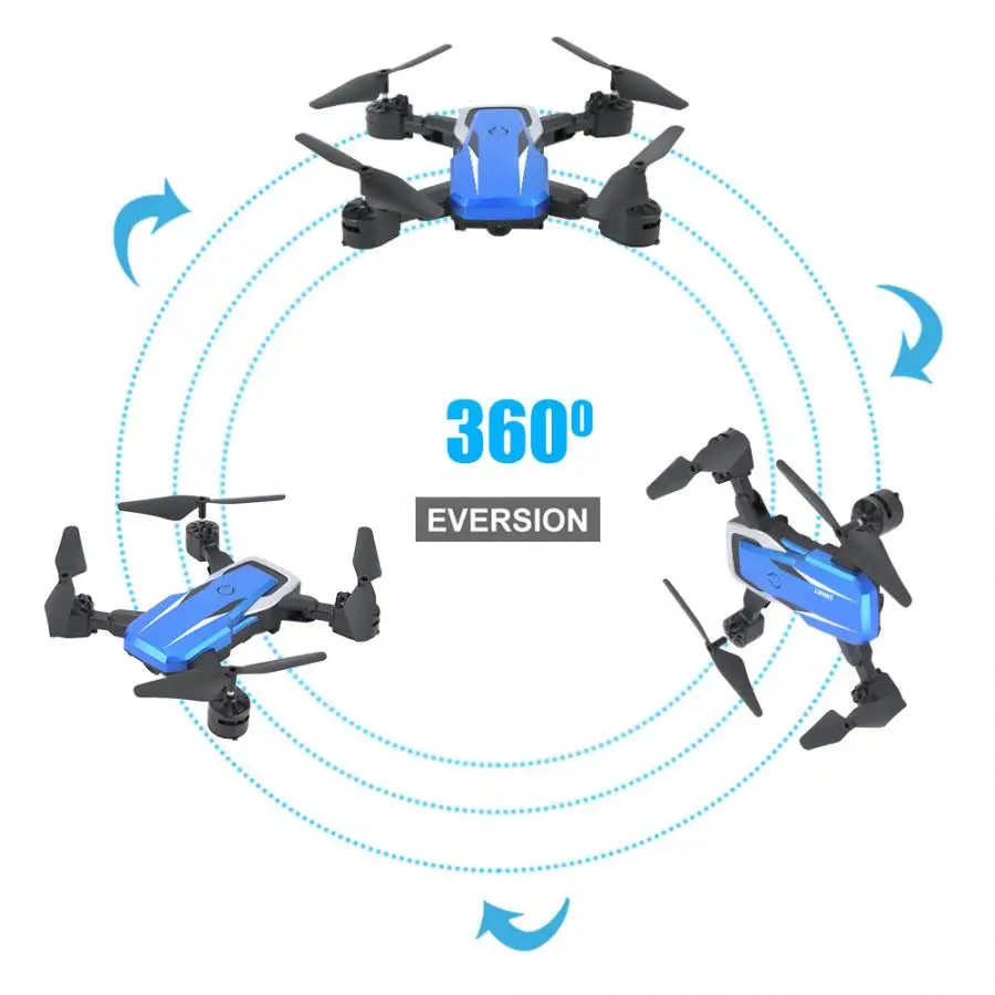 Складной 480 P/1080 P WiFi HD камера удержание высоты Квадрокоптер с автономным режимом 360 градусов рулон RC игрушка Дрон