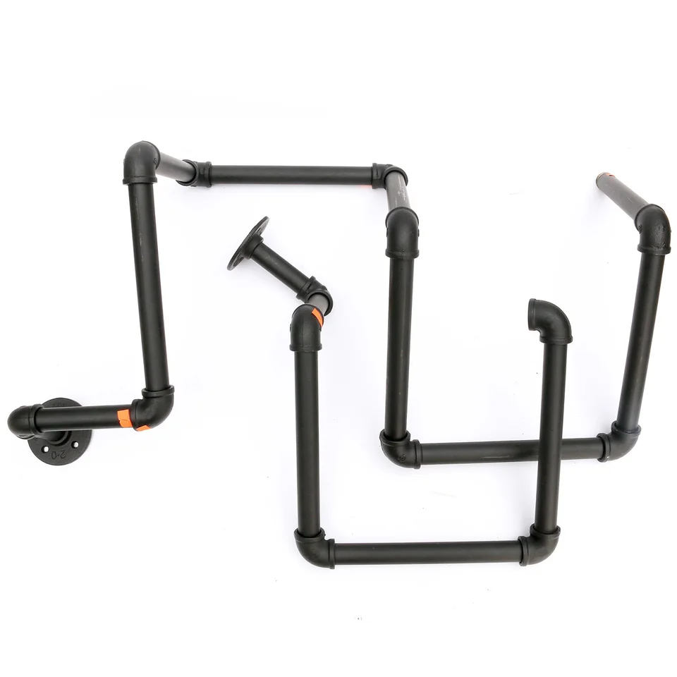 Estante De Tubo De Estilo Urbano Industrial Estante De