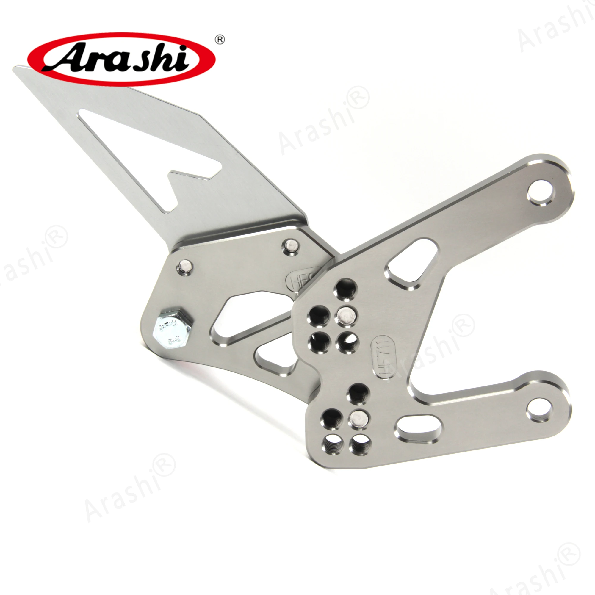 Arashi мотоциклетная Подножка для YAMAHA YZF R1- CNC Регулируемые подножки Rider Rearset YZF-R1 R1M R1S RN32