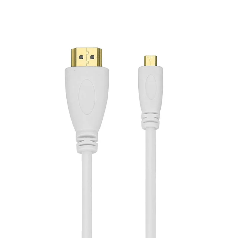 Micro HDMI(тип D) к HDMI(тип A) позолоченный(высокая скорость) Кабель Micro HDMI 1.4a 2,0 настоящий 3D и Ethernet