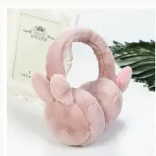 5x рождественские подарки для женщин и девочек, теплые наушники из искусственного меха, кавайные наушники в форме кролика, защитные зимние наушники