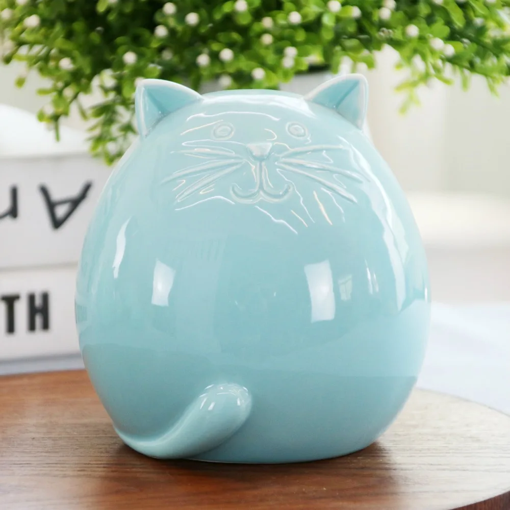  ceramic cute Totoro statue home decor crafts room decoration bedroom objects lucky cat porcelain an - 32918352489