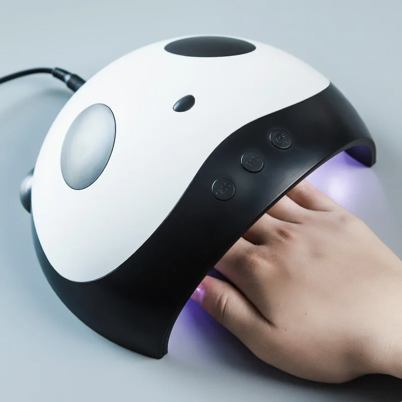 Panda Сушилка для ногтей 36 Вт УФ светодиодный ногтевые лампы умный датчик 60/90/120 s установка времени машина для отверждения УФ-гель для ногтей USB разъем
