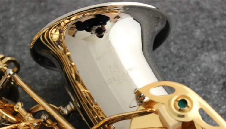 

High Quality Sax NEW YANAGISAWA 991 Alto Saxophone E flat Nickel Plated Gold Key Professional Musical instruments Free shipping