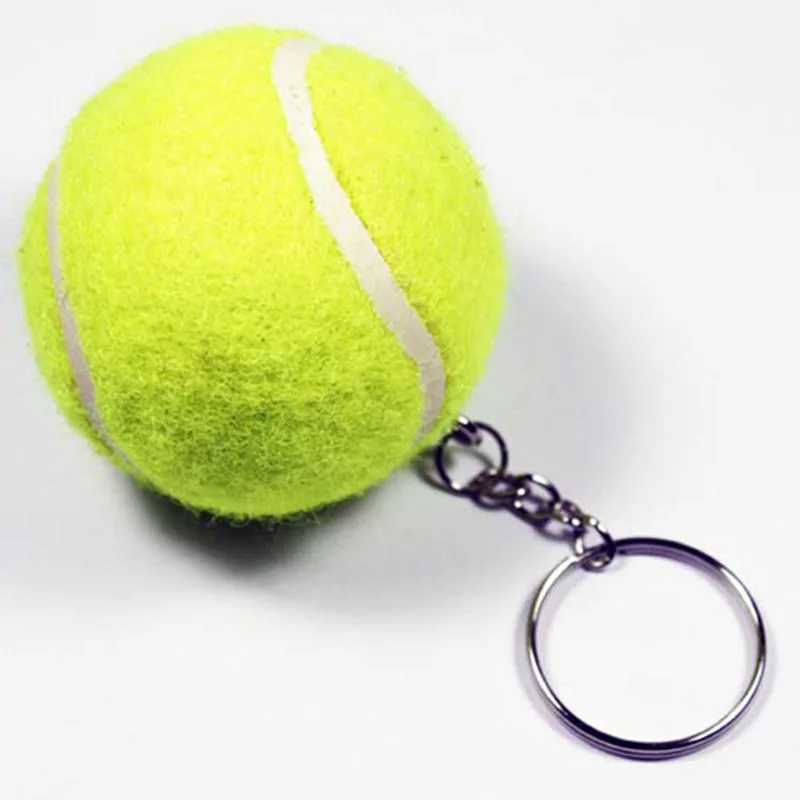 Tennis Keychain GFS Hot Sale Motion Simulation Tennis Pendant Keychain