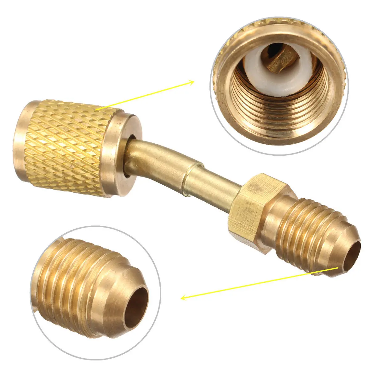 DWZ New Split Ductless Service Port Adapter R410a 5/16