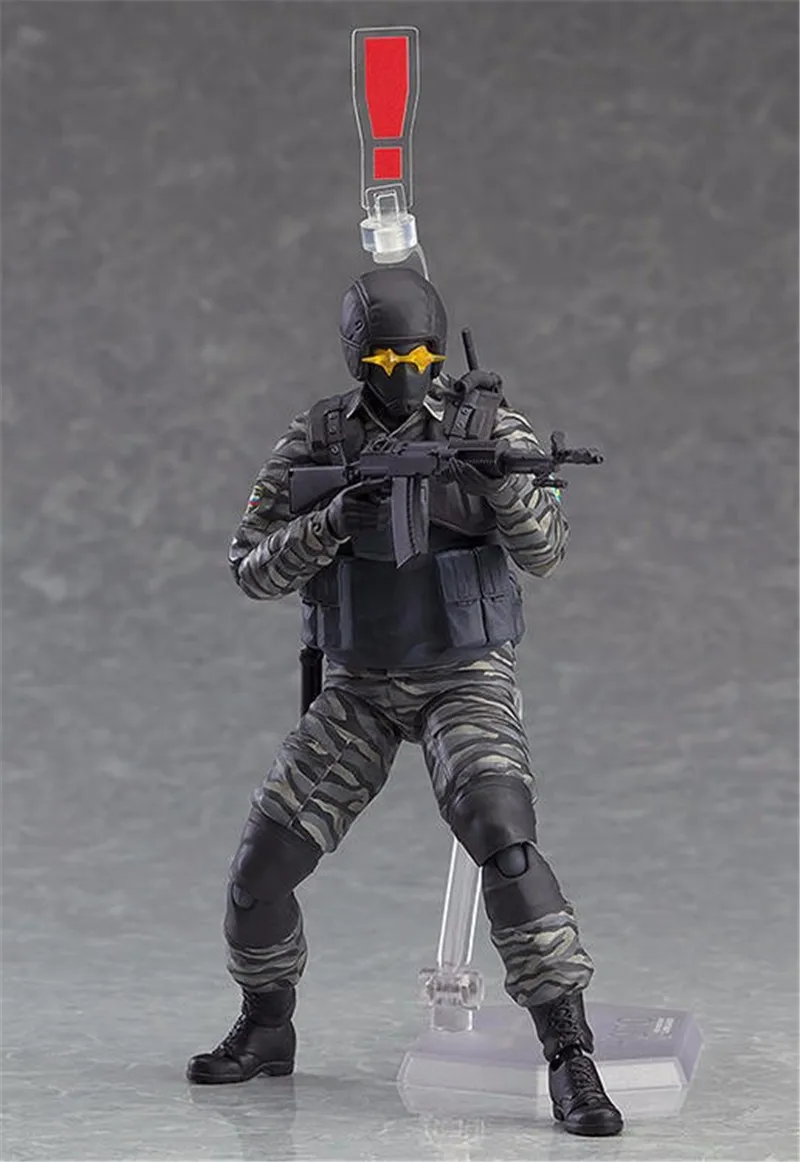 

Figma 298 Metal Gear Solid 2 Sons of Liberty Gurlukovich Solider Soliders Figure PVC Max Factory Anime Collectible Model Toys