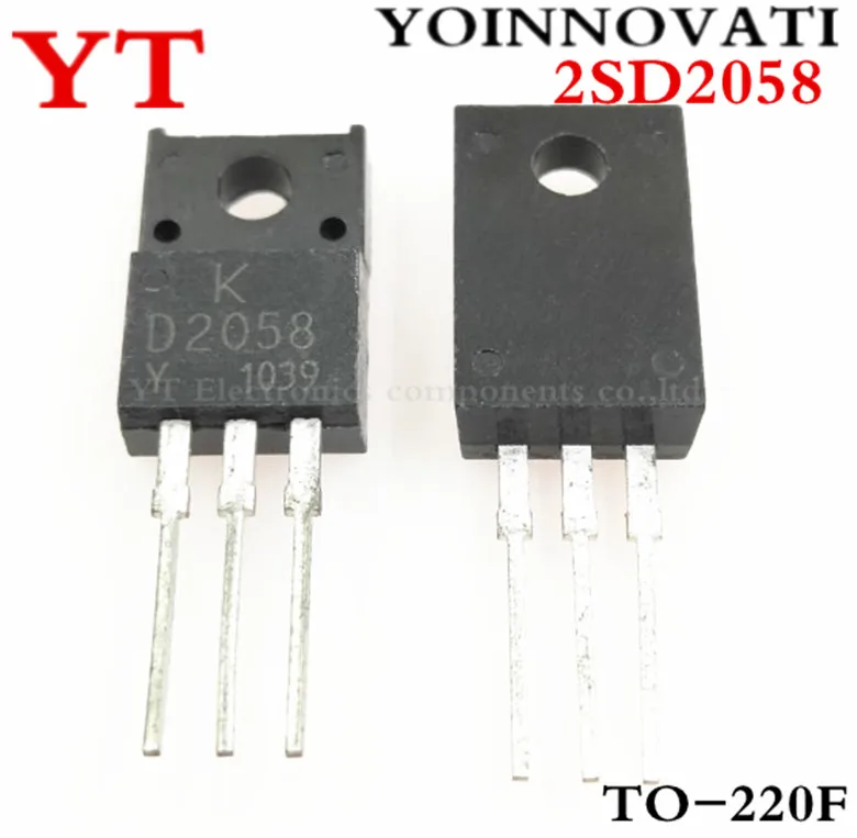 

10pcs/lot 2SD2058 D2058 TO-220F 60V 3A transistor TO-220F IC Best quality