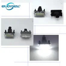 Высокая яркость 2 шт./компл. 6500 K 18LED 1,44 W яркая белая табличка с регистрационным номером лампа для Toyota Camry 2012-16