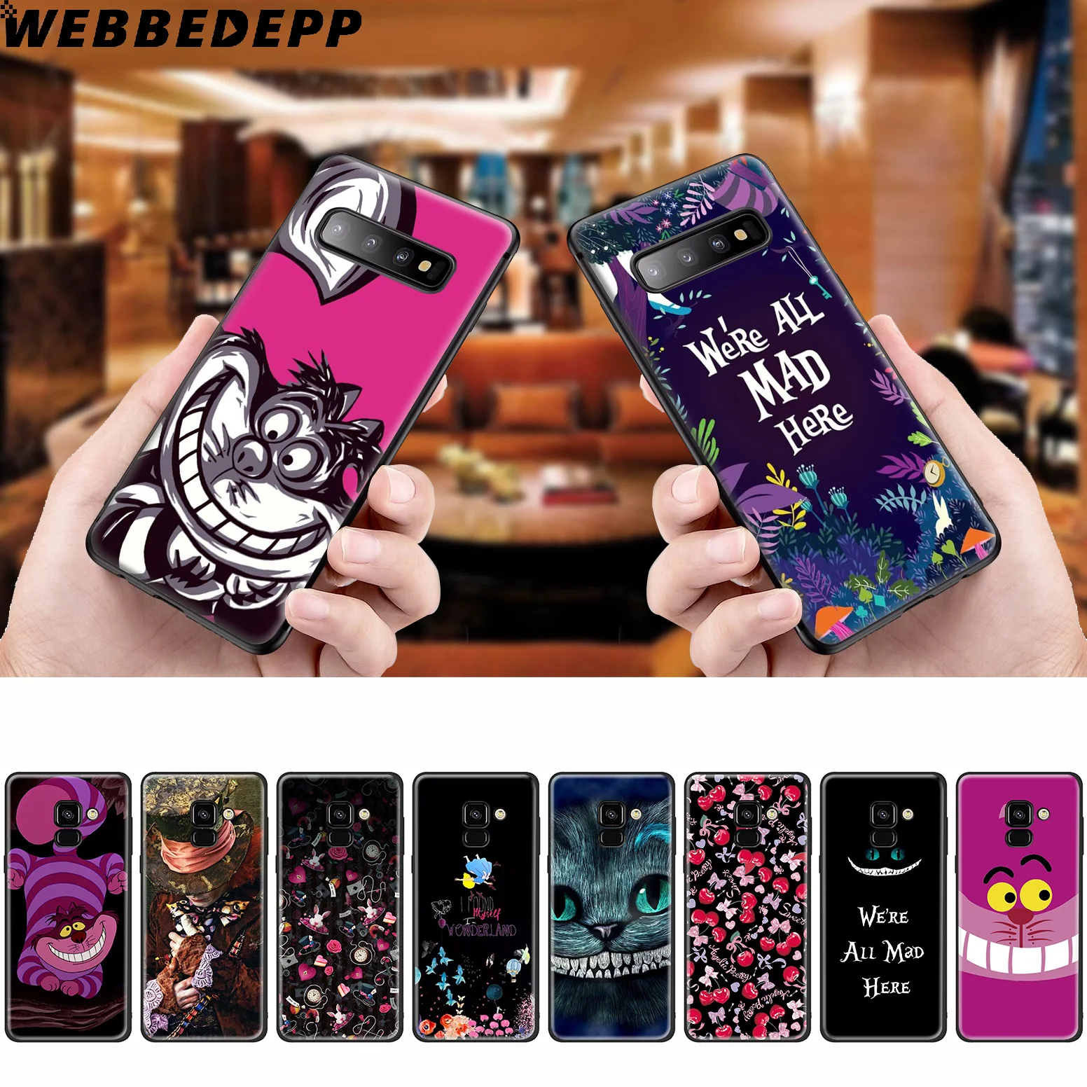 WEBBEDEPP силиконовый чехол для Samsung Galaxy A3 A5 A6 A7 A8 A9 A10 A20 A30 A40 A50 A70 M10 M20 M30 |
