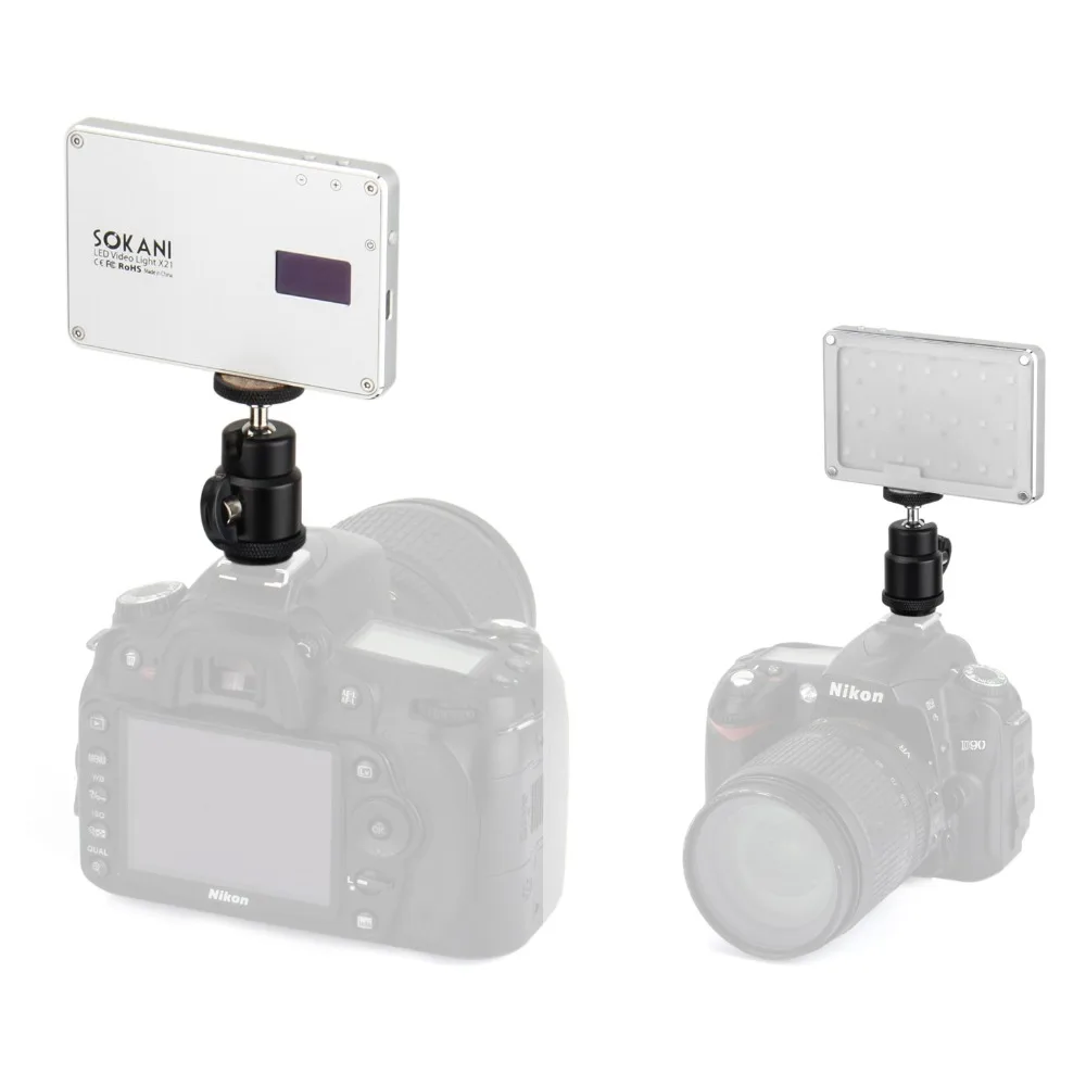SOKANI X21 светодиодный светильник для видео Карманный Дневной светильник O светодиодный экран Встроенный аккумулятор для iPhone DSLR Camer Selfies лампа для фотосъемки