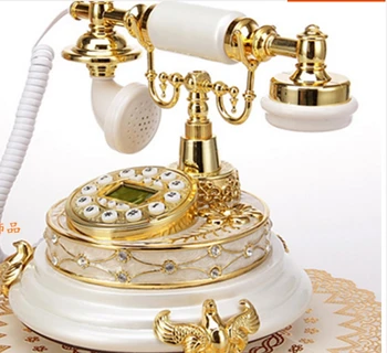 

Fashion MS-811 phone antique telephone rustic vintage telephone Blue Backlight/Hands Free/Caller ID