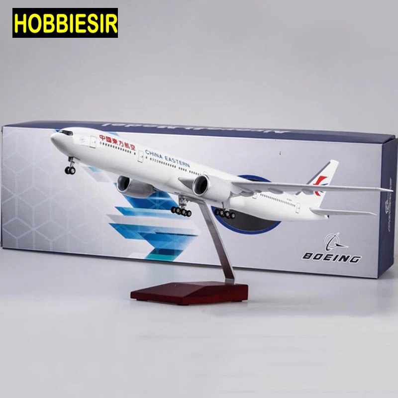 47 см 1/157 весы Boeing B777 Dreamliner Самолет Китай Eastern Airlines модель W светильник литой под давлением пластиковый каучук