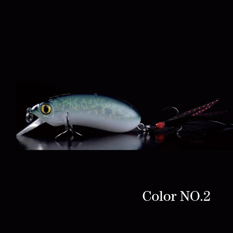 Жесткая приманка для рыбалки CC60 Minnow медленно погружающаяся искусственная приманка 5,5 см 11,5 г Глубина 1,5-2,5 м приманки - Цвет: 2