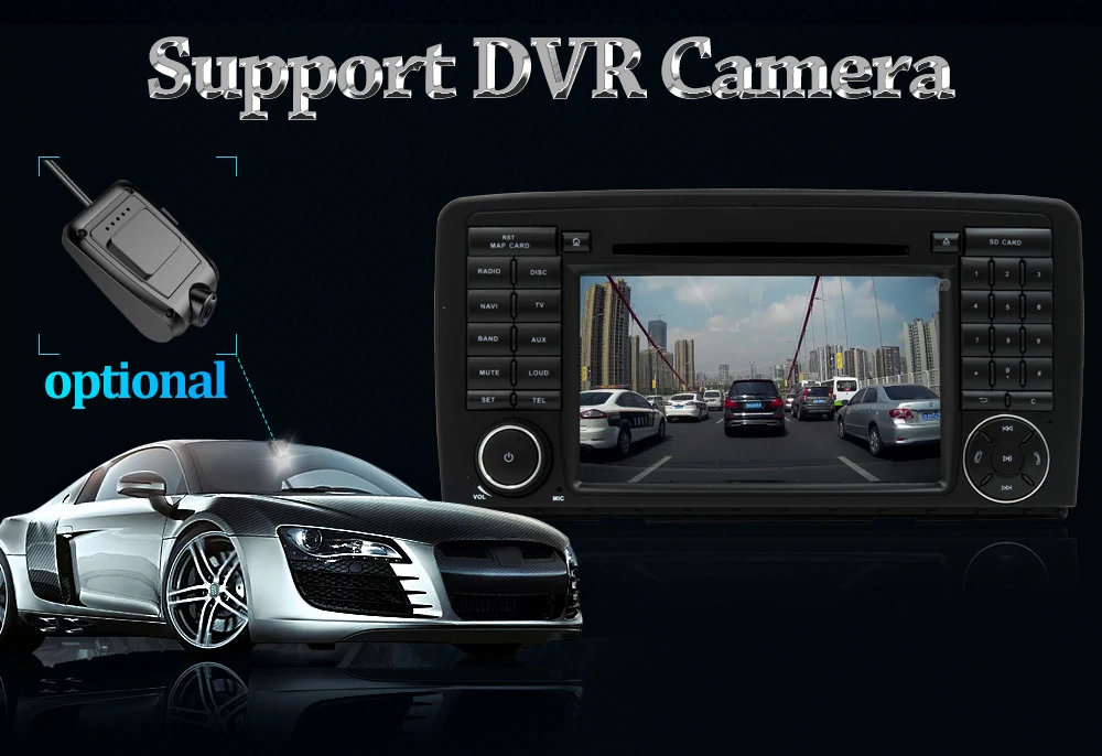 Excellent Owtosin Car Radio Multimedia Navigation GPS 4GB+64GB Android 9.0 For Mercedes Benz R Klasse W251 R350 R500 R320 R300 R63 AMG Car 7