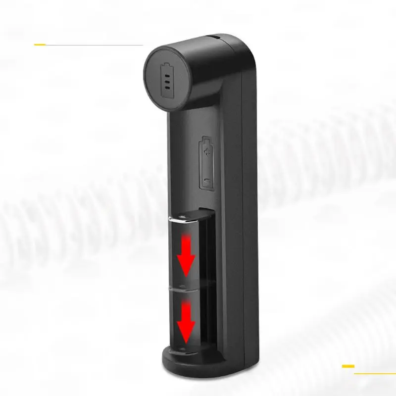 

Universal USB Rechargeable Battery Charger for 3.7V Li-ion 10440/14500/14650/16340/17500/17670/18350/18500/18650/18700/22650/255