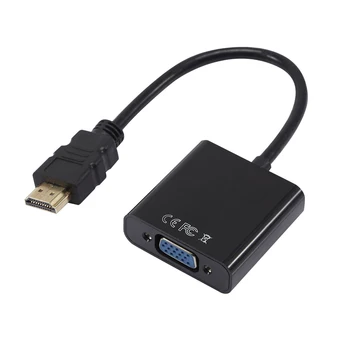 

15cm HDMI to VGA Video Active DAC Adapter Converter for Raspberry Pi / PC/Laptop / Ultrabook - Full HD 1080P HDTV HDMI to VGA