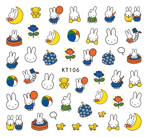 

Newest 5sheet 15type Children Girls Cartoons Stickers Designs Gummed glue 3D Stickers Decals Makep Art Decorations kt106-120