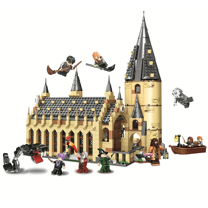 

Fit LegoINGLYs Harri Potter Hogwarts Castle Express Train Building Blocks Bricks Figures Toys For Kids LegoED 75953 75954 75955