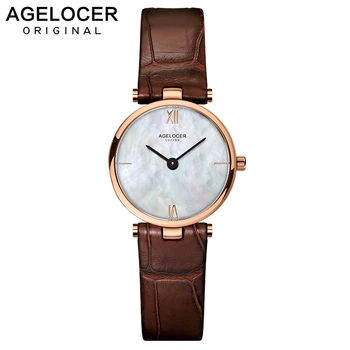 AGELOCER Ladies Wrist Watch Women Waterproof Fashion Casual Quartz Watch Clock Women Dress Watches Montre Femme Relogio Feminino fashion quartz watch relogio feminino women watch elegant dress luxury dial waterproof watch femme ladies