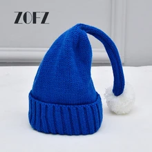 2016 Autumn Winter Children Crochet Hat All-match Popular Children’s Knitting Cap Cute Boys Girls Hair Ball Thickening Warm Cap