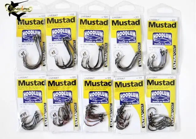 Fishing Norway MUSTAD hooks Size 3/0 4/0 5/0 6/0 7/0 8/0 9/0 10 