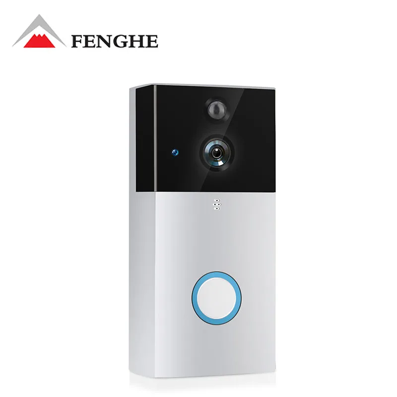 FENGHE 1.0MP Wi-Fi видео звонок Камера IP Кольцо Дверной двухстороннее аудио беспроводной