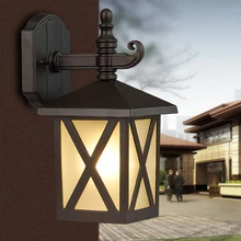 Модные сад настенная лампа для балкона наружная водонепроницаемая лампа