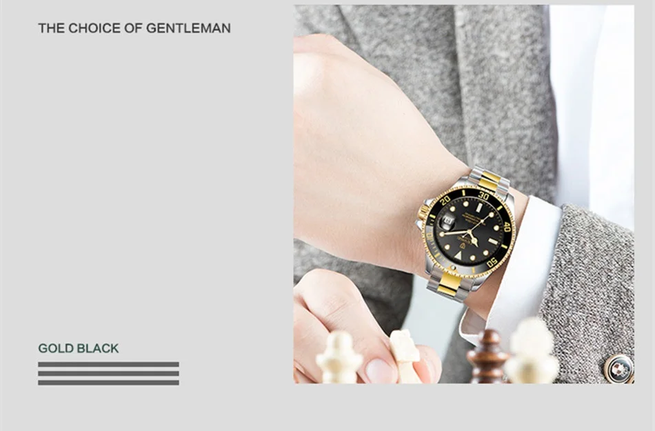 TEVISE Green Watch Men Automatic Mechanical Anti-Scratch Rotatable Outer Ring Waterproof Luminous Mens Watches Top Brand Luxury most accurate mechanical watch