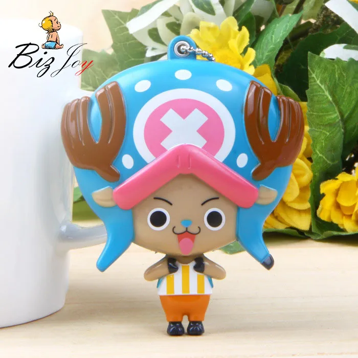 

Action Figure random One Piece OnePiece Mirror Tony Chopper two years later 5cm PVC cartoon Cute decoration Doll Model Anime