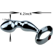Хорошее Нержавеющая сталь Анальный фаллоимитаторы Металл пениса анальная пробка Массажер предстательной железы g-стимуляции точки интимные изделия для женщин и мужчин геев интимные товары
