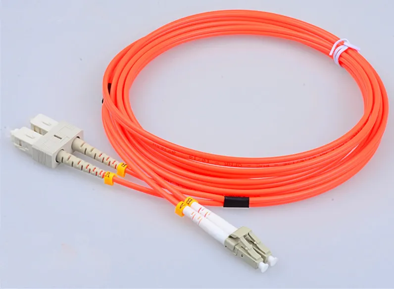 

5 Meter LC-SC Fiber Optic Cable MultiMode Duplex Patch Cord OM2 50/125 5M
