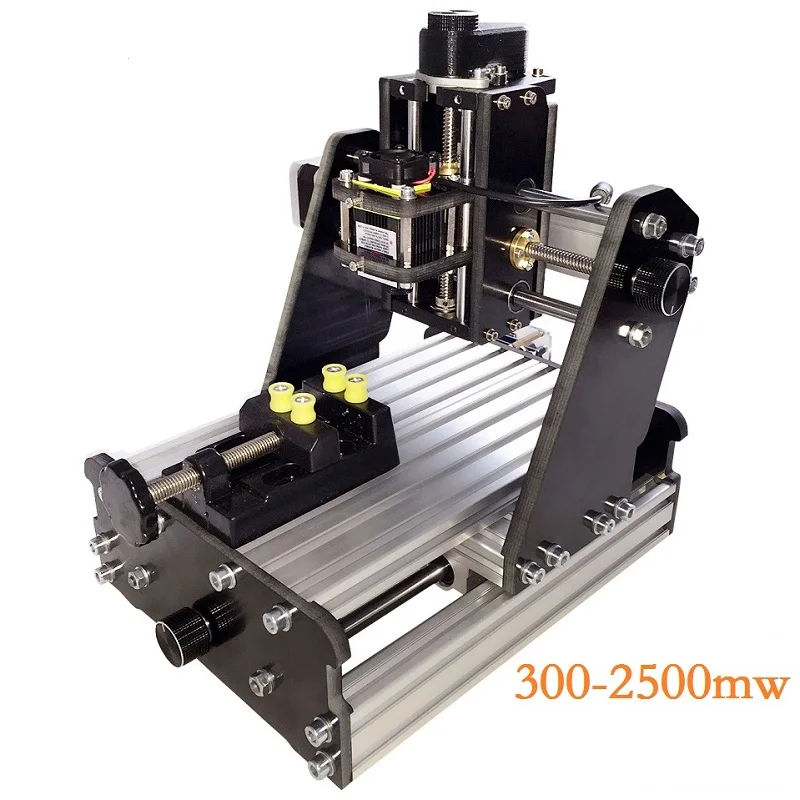 Mini cnc machine 1015 GRBL laser engraving engraver DIY pcb wood rotuer 300MW 2500MWWood